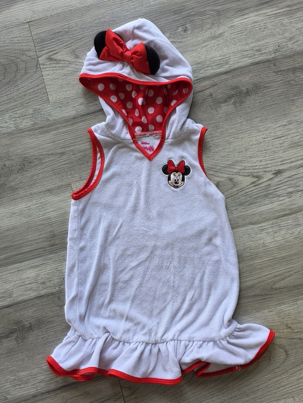 Disney Minnie Mouse Hooded Swim Cover Up 6